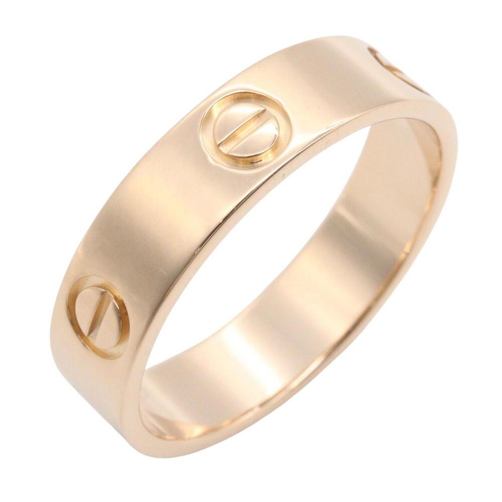 Cartier Love Ring, 18K Pink Gold (PG), Men's/Women's, Tone, B4084600